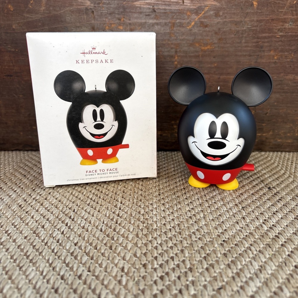 Hallmark 2019 Face To Face Keepsake Ornament Disney Mickey Mouse QXD6209